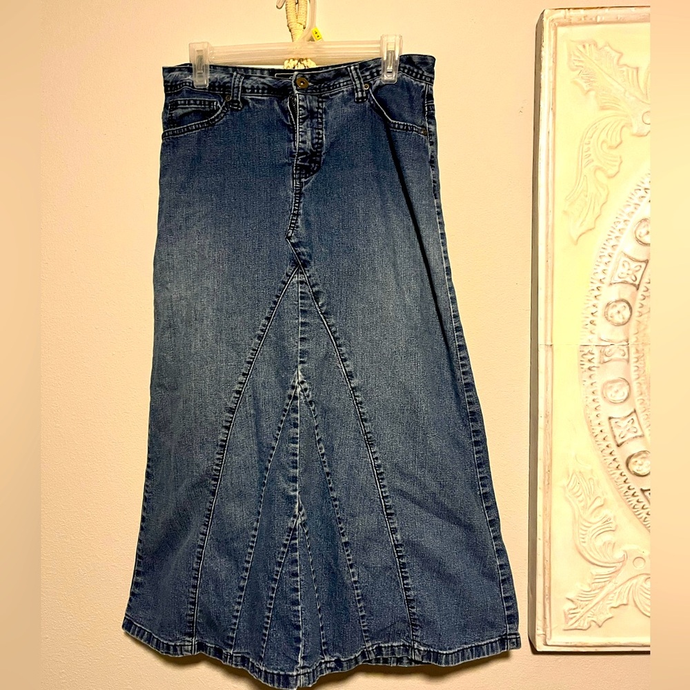 Long Jean skirt